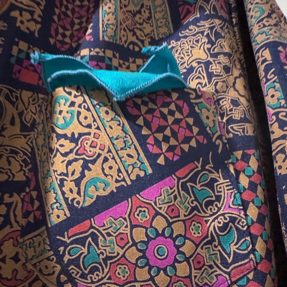 VTG Women’s Checkabery Lightweight Mixed Pattern Long Button Down Retro Dress - Picture 2 of 7